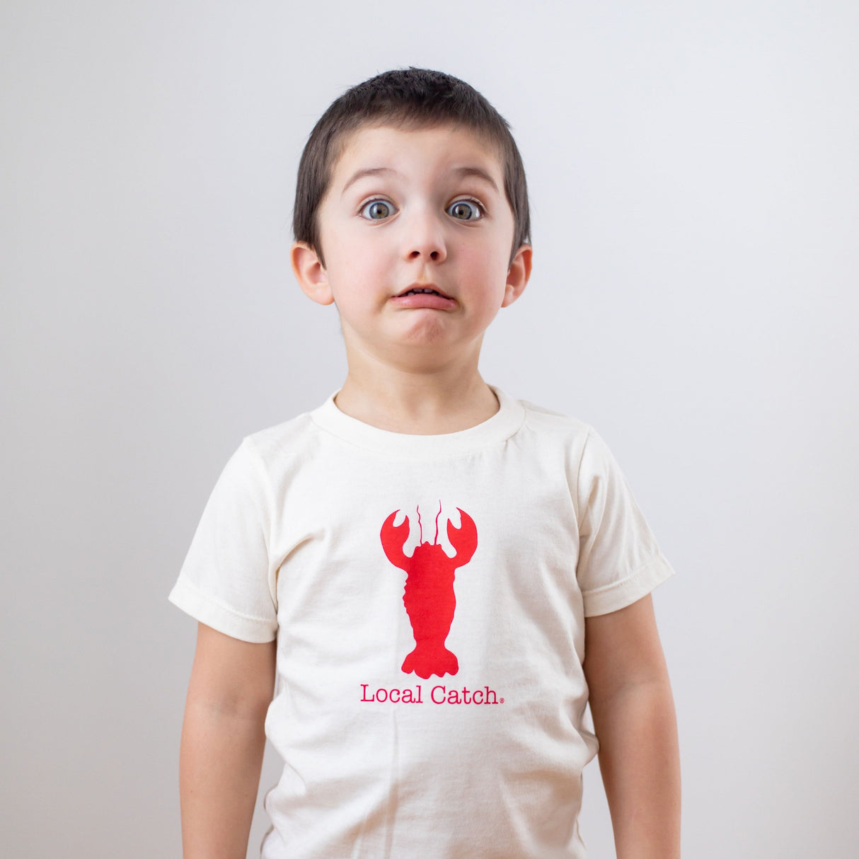 Lobster Kids T-Shirt Local Catch - HoneyBug