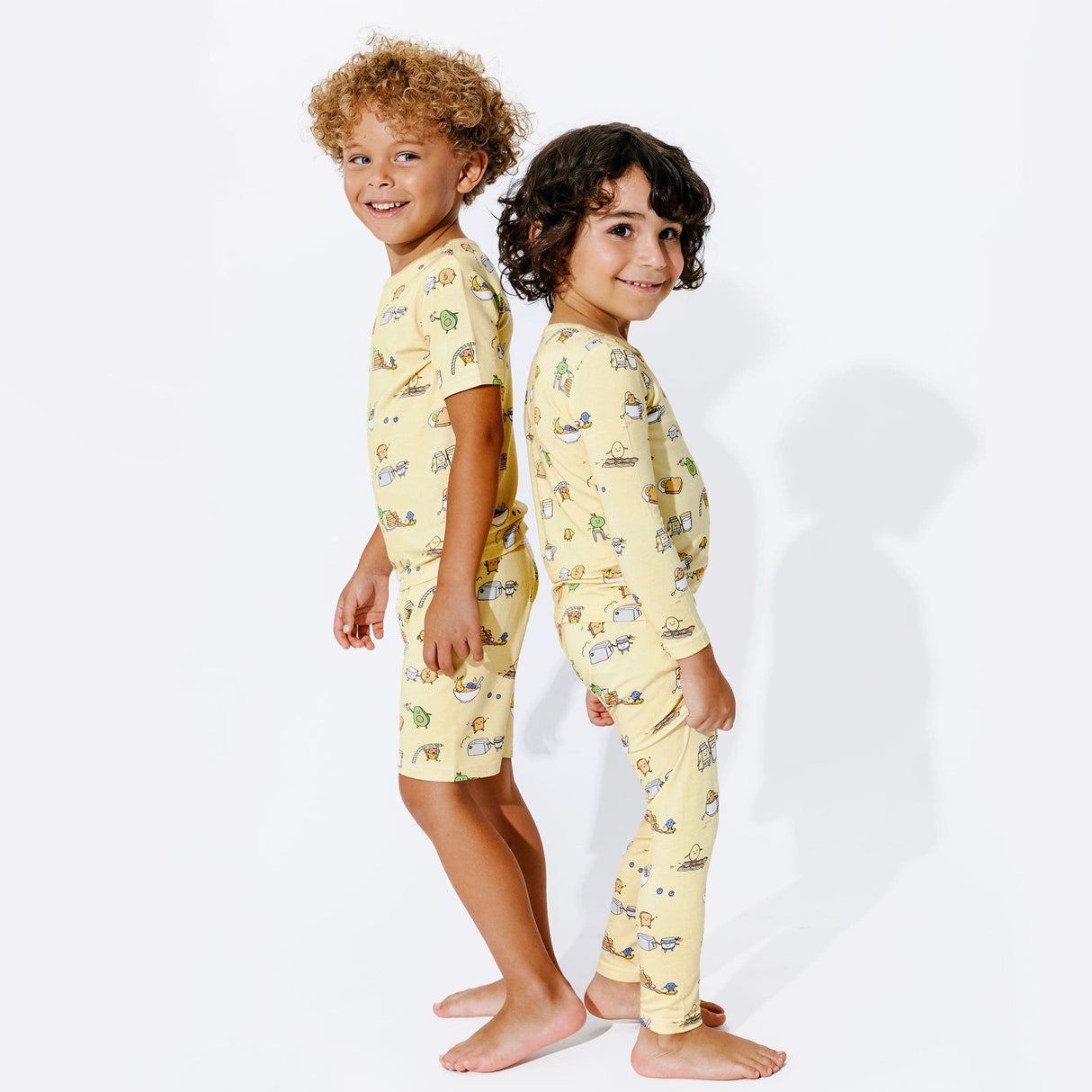 Love You Brunches Bamboo Kids Pajamas - HoneyBug