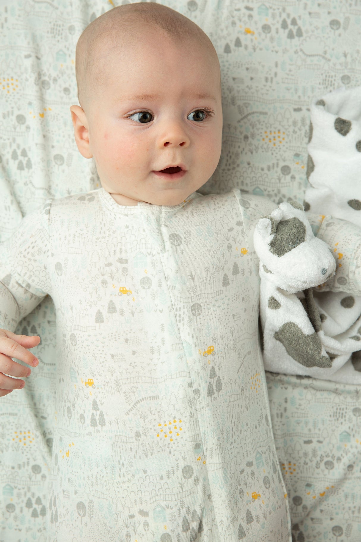 Lovie Blankie - Cow - HoneyBug