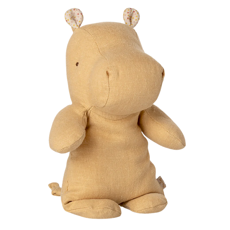 Hippo, Small - Cream yellow