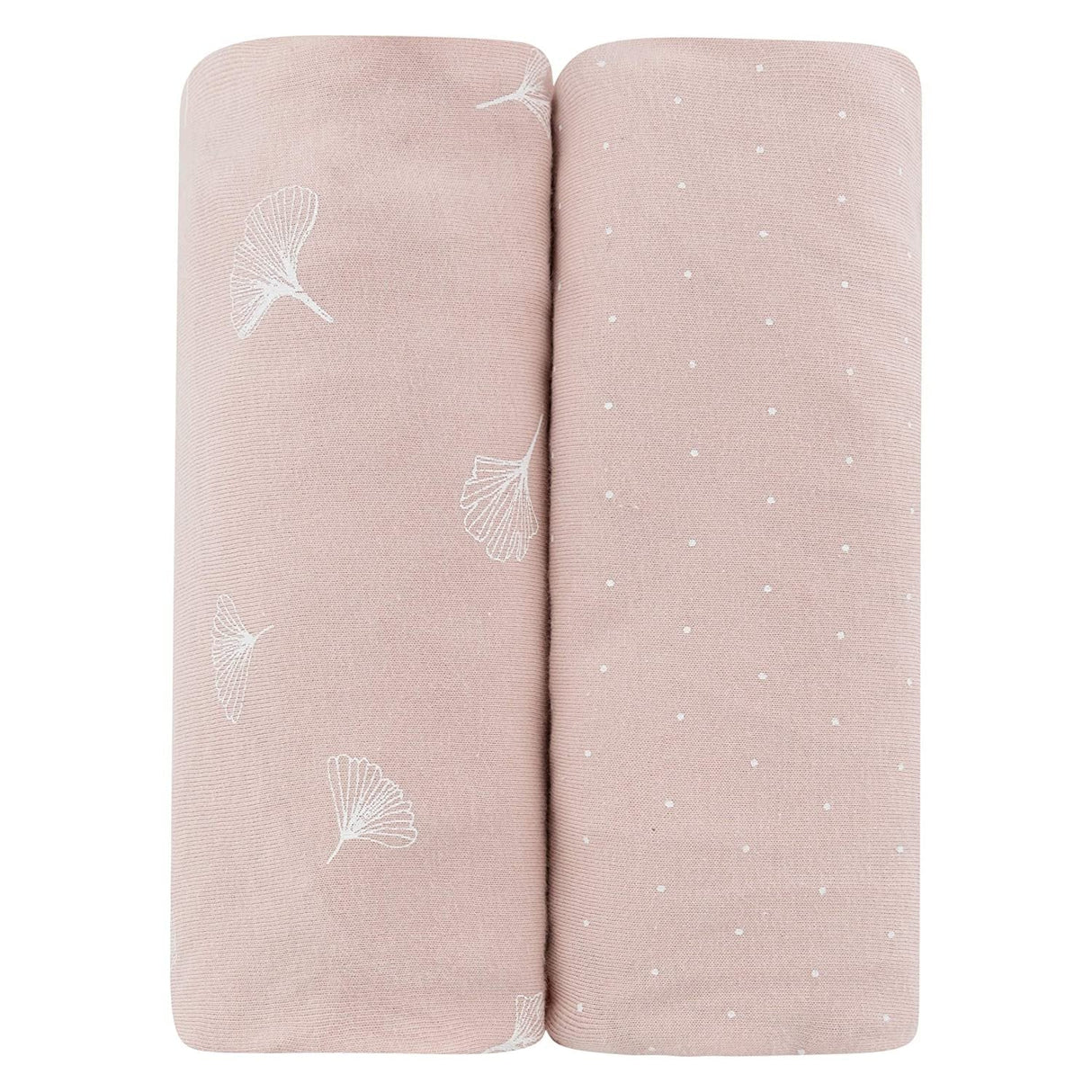 Changing Pad Cover | Cradle Sheet Set - Gingko & Pin Dot - HoneyBug