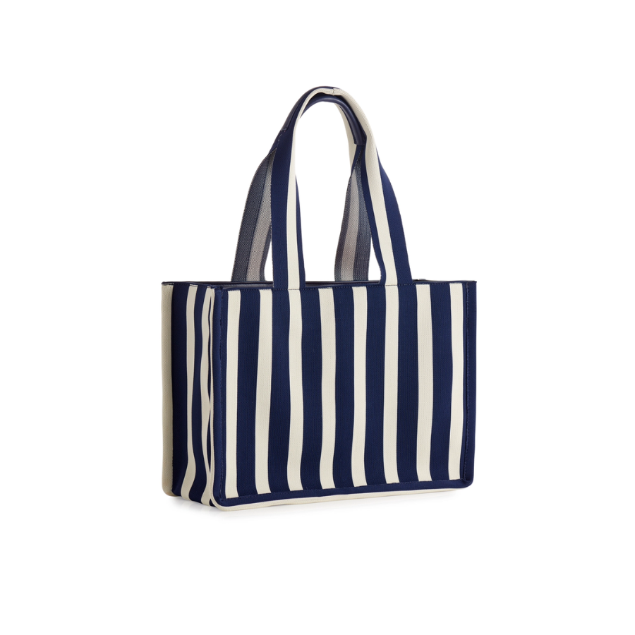 Isla Boxy Tote - Navy - HoneyBug