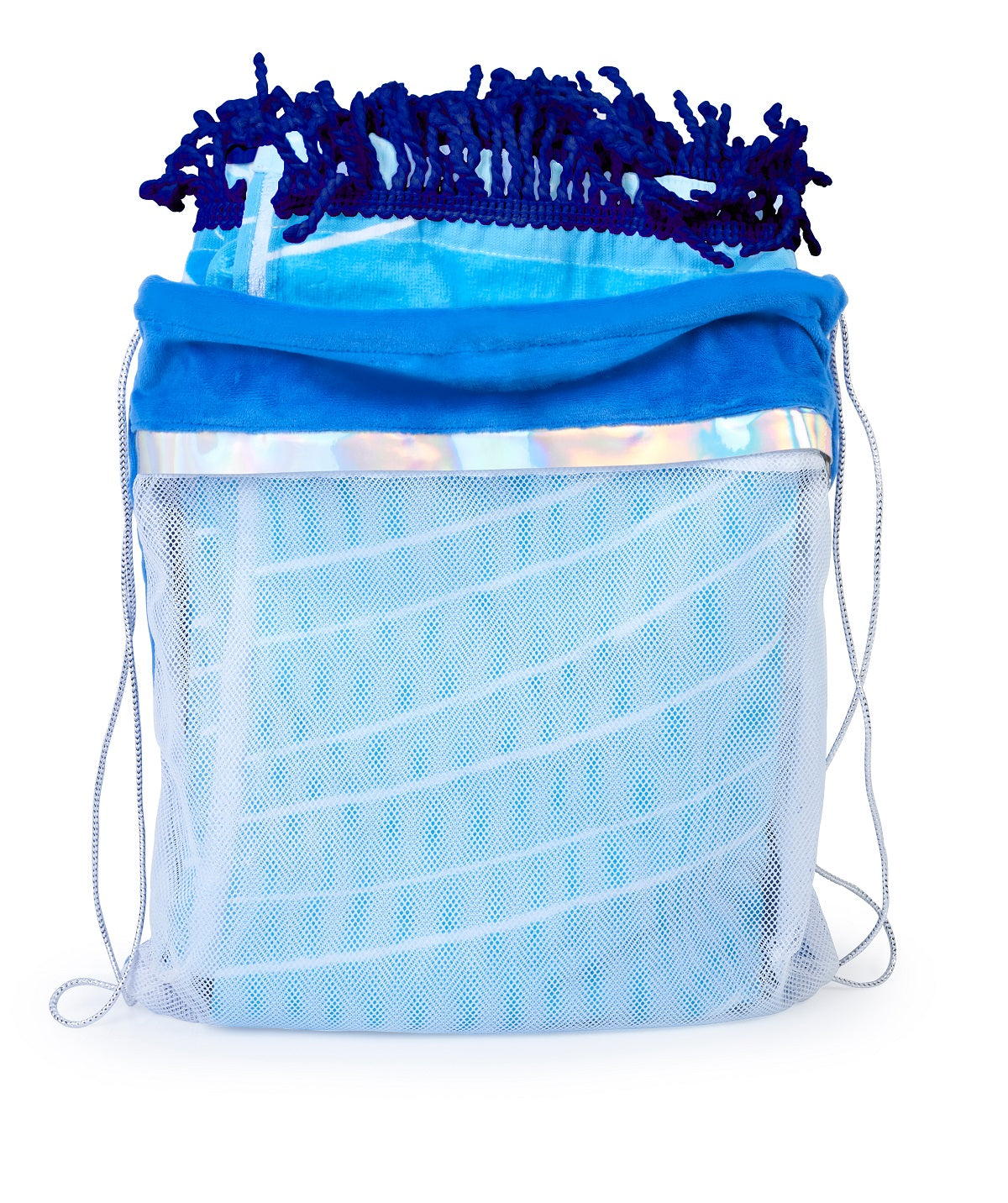 Blue Currents Kids' Beach Towel – "It's Always Time for an Adventure" - HoneyBug