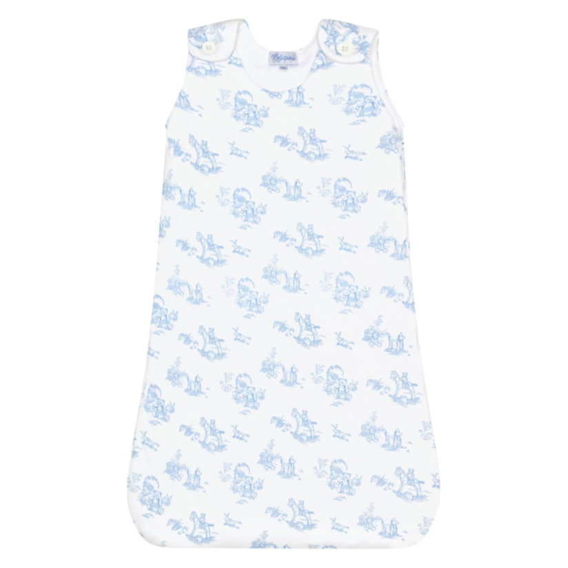Blue Toile Winter Sack - HoneyBug