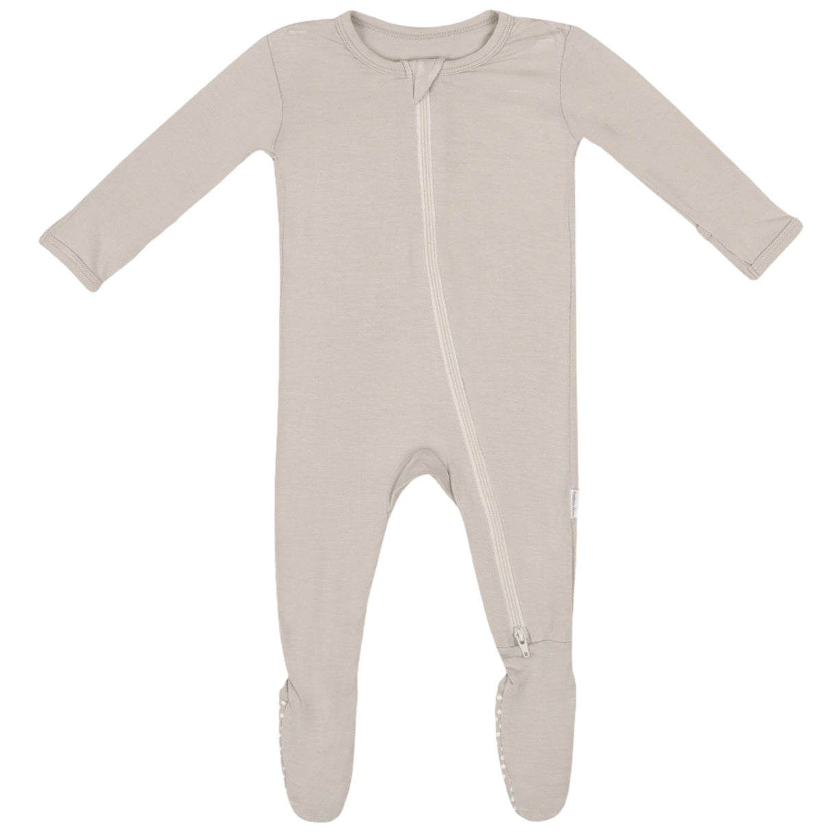 Oat Zippered Footie - HoneyBug