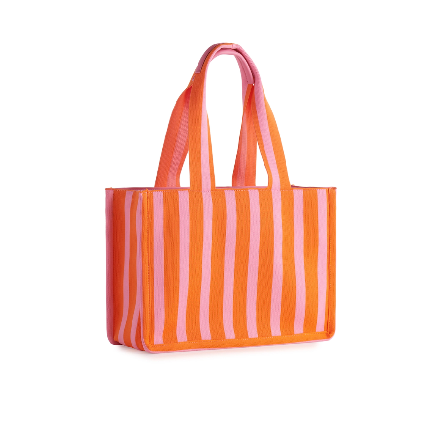 Isla Boxy Tote - Orange - HoneyBug
