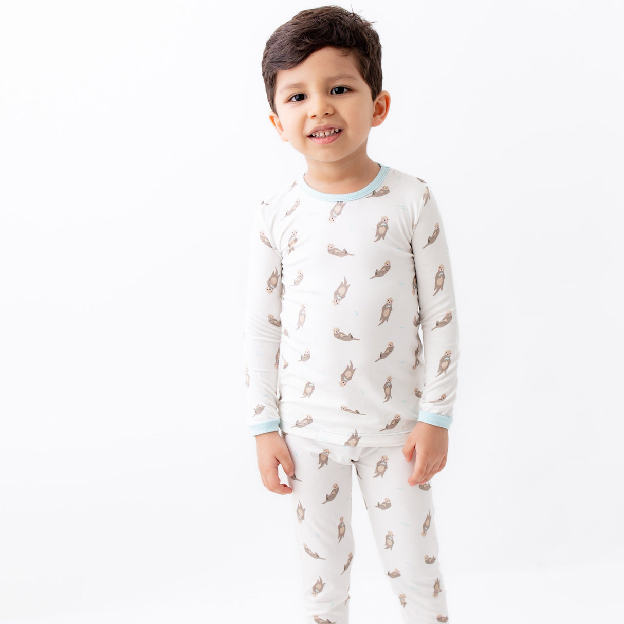 Otter Pajama Set - HoneyBug