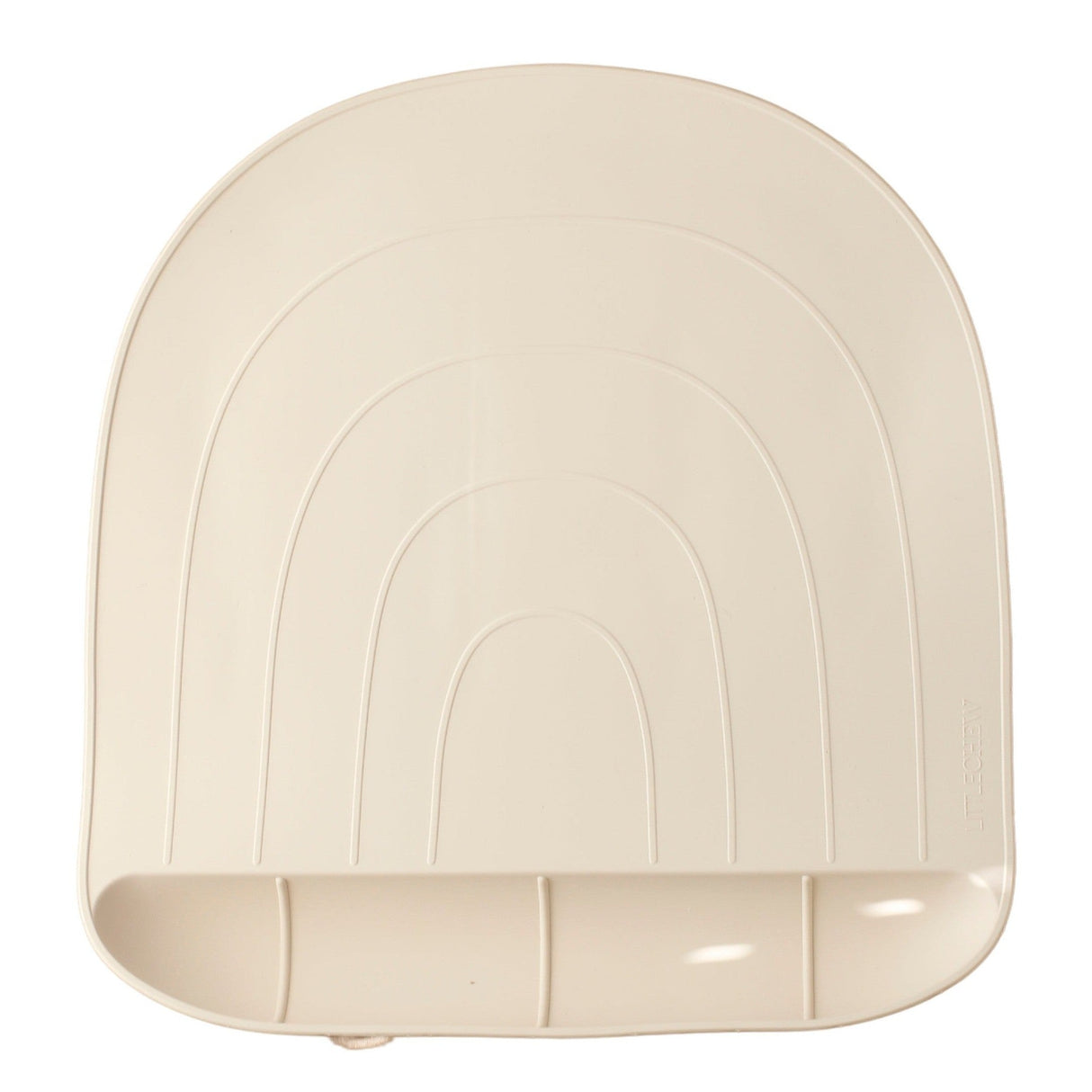 Rainbow Silicone Mat - Creme - HoneyBug
