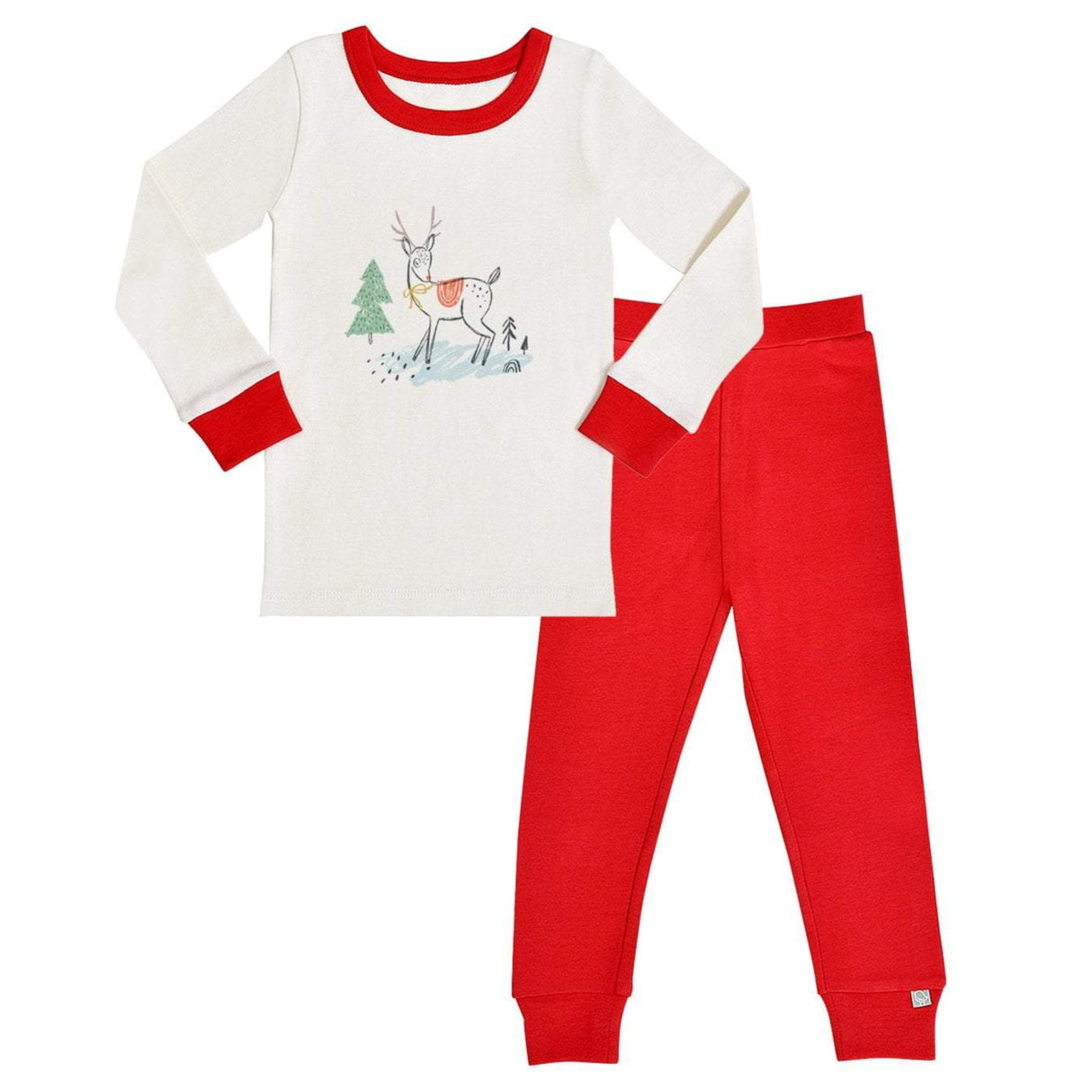 pajamas | deer christmas - HoneyBug