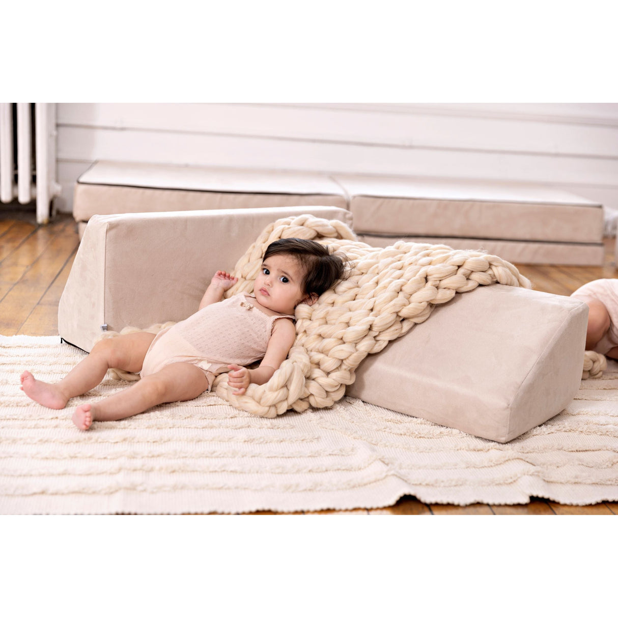 Pointelle Mauve + White (Three Pack) - HoneyBug