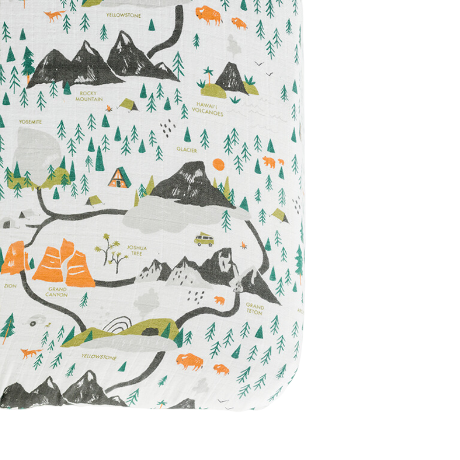 National Parks Crib Sheet - HoneyBug