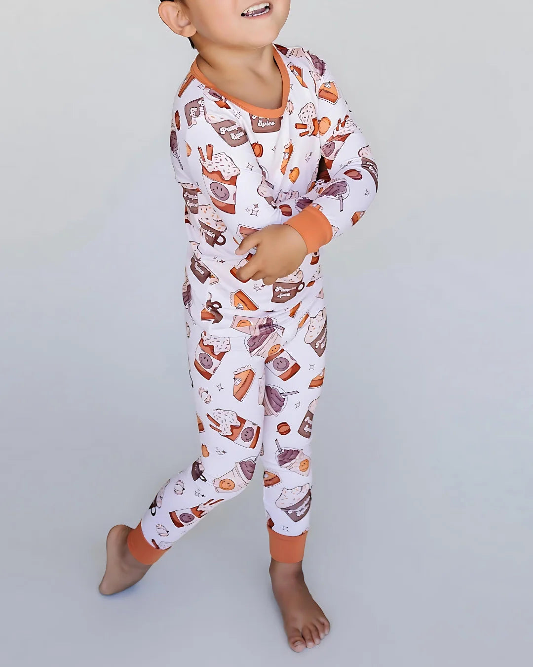 Bamboo Two Piece Set | Pumpkin Spice - HoneyBug
