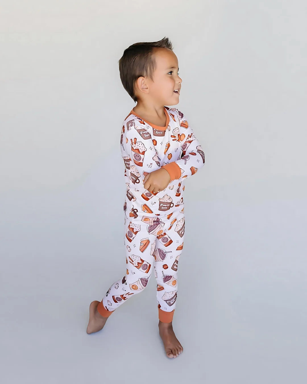 Bamboo Two Piece Set | Pumpkin Spice - HoneyBug
