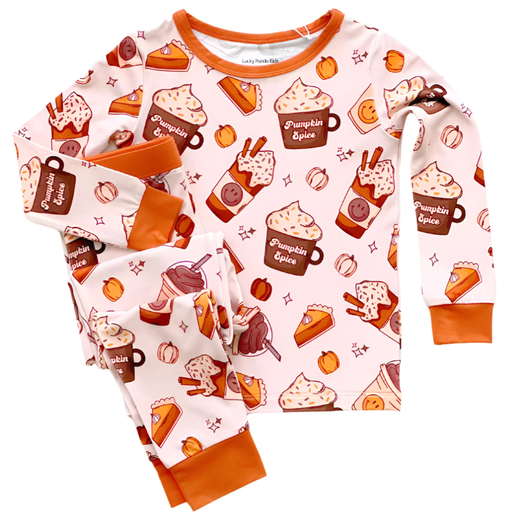 Bamboo Two Piece Set | Pumpkin Spice - HoneyBug