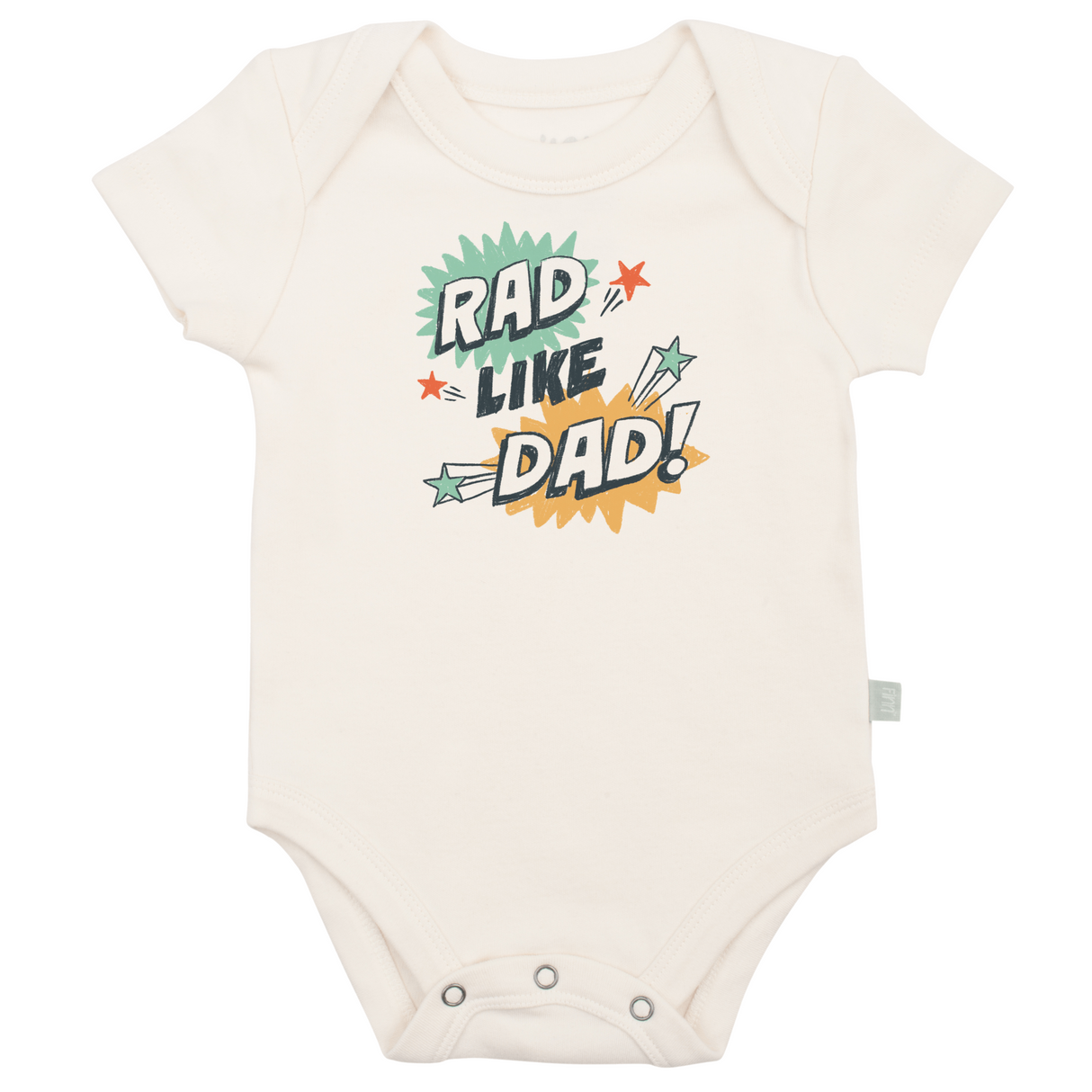 graphic bodysuit | rad like dad explosion - HoneyBug