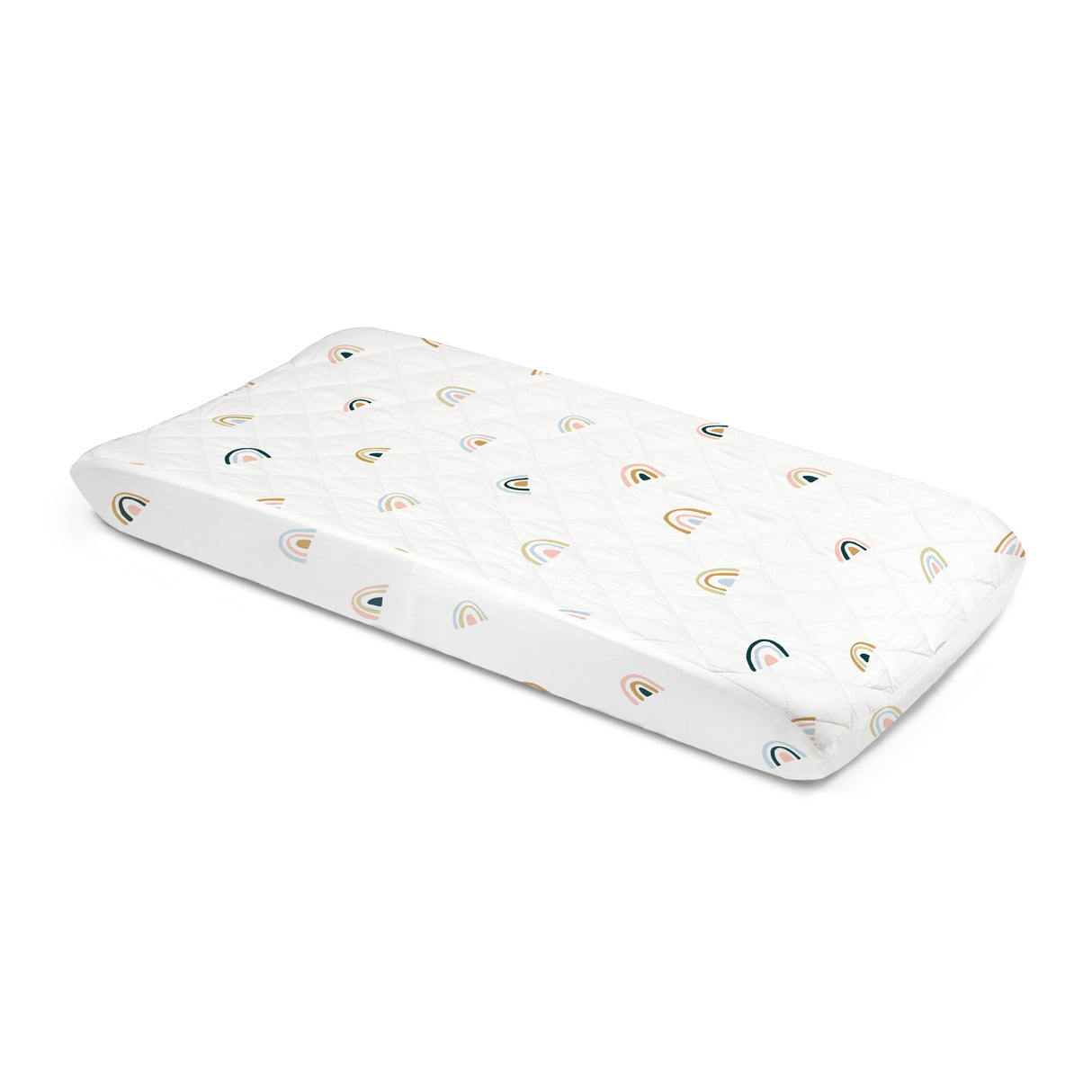 Organic Changing Pad Cover - Rainbow - HoneyBug