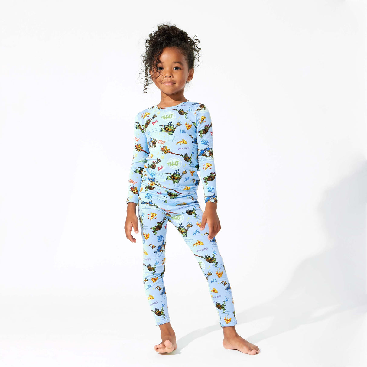 Teenage Mutant Ninja Turtles: Mutant Mayhem Movie Bamboo Kids Pajamas - HoneyBug