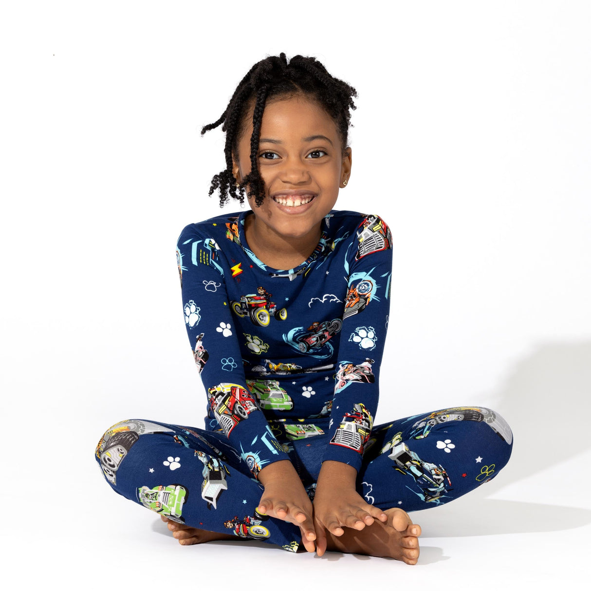 PAW Patrol: The Mighty Movie - Mighty Vehicles Bamboo Kids Pajamas - HoneyBug
