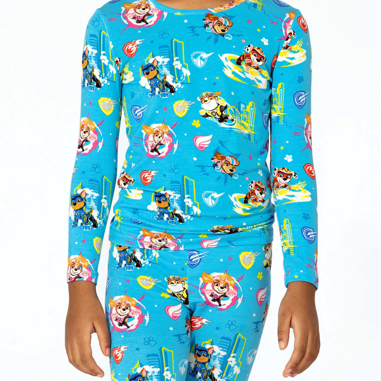 PAW Patrol: The Mighty Movie - Mighty Pups Bamboo Kids Pajamas - HoneyBug