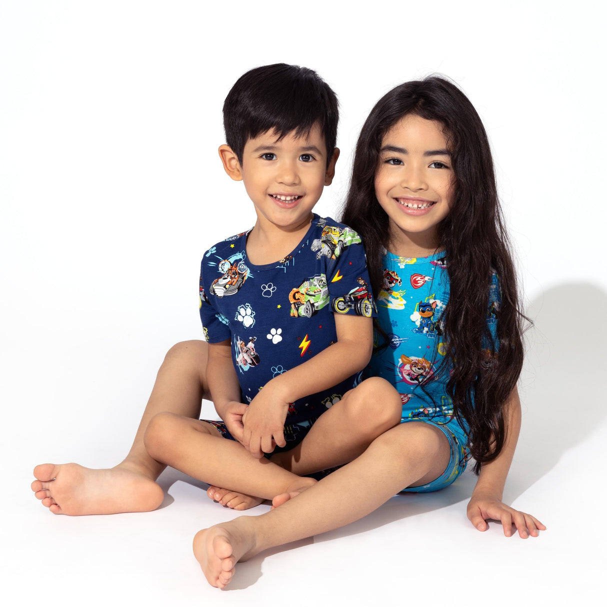 PAW Patrol: The Mighty Movie - Mighty Pups Bamboo Kids Pajama Short Set - HoneyBug