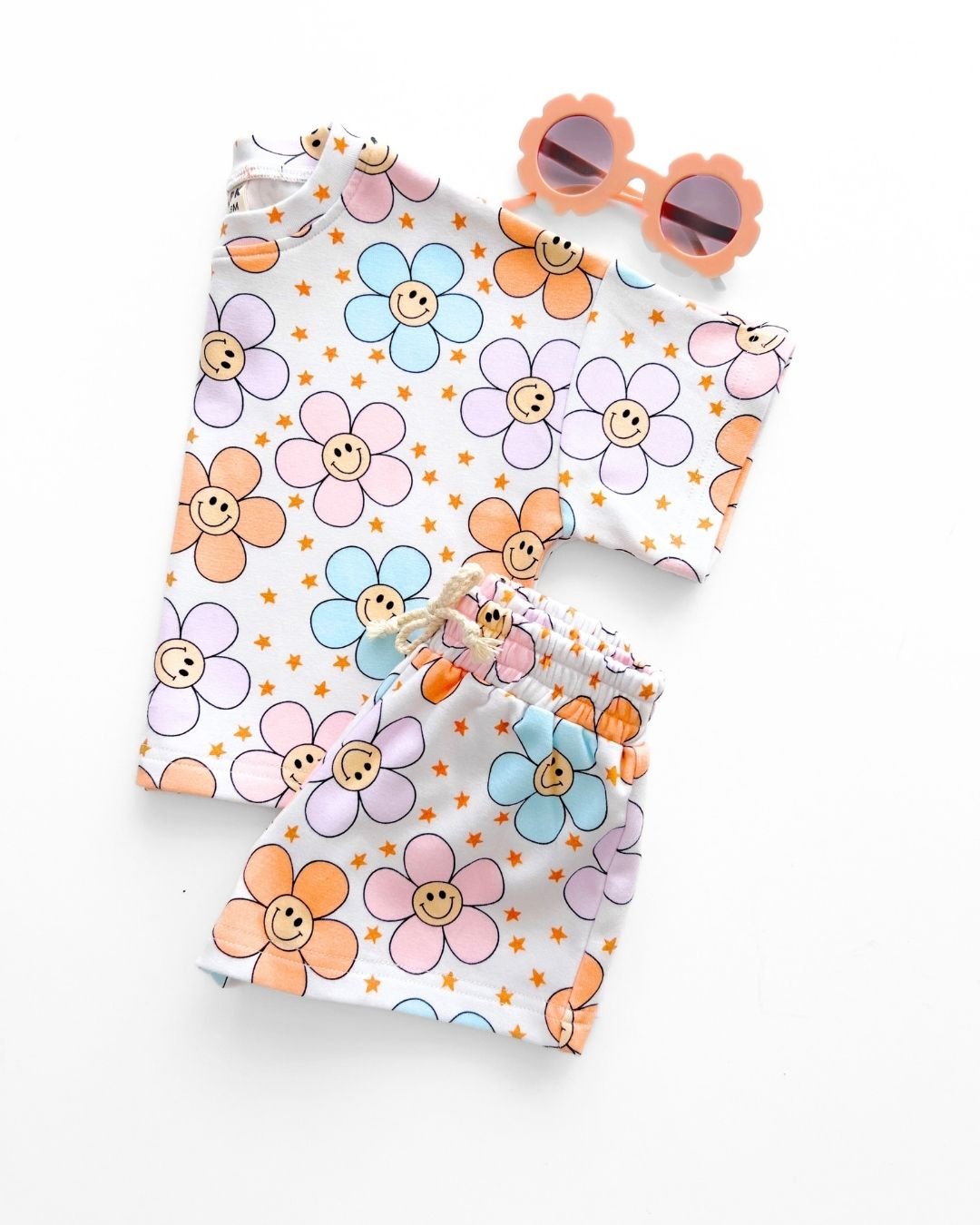 Shorts Set | Ditzy Daisy - HoneyBug