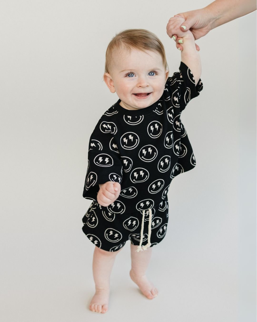 Shorts Set | Electric Smiley - HoneyBug
