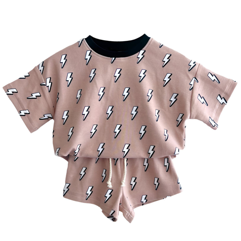 Shorts Set | Lightning Bolt - HoneyBug