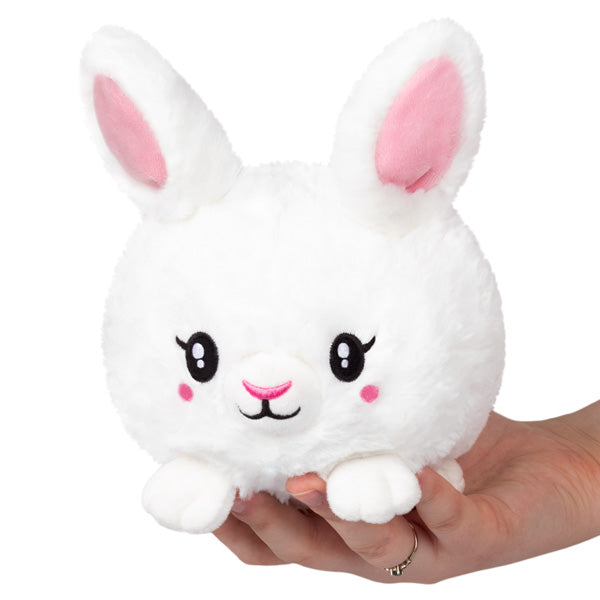 Snacker Fluffy Bunny - White - HoneyBug