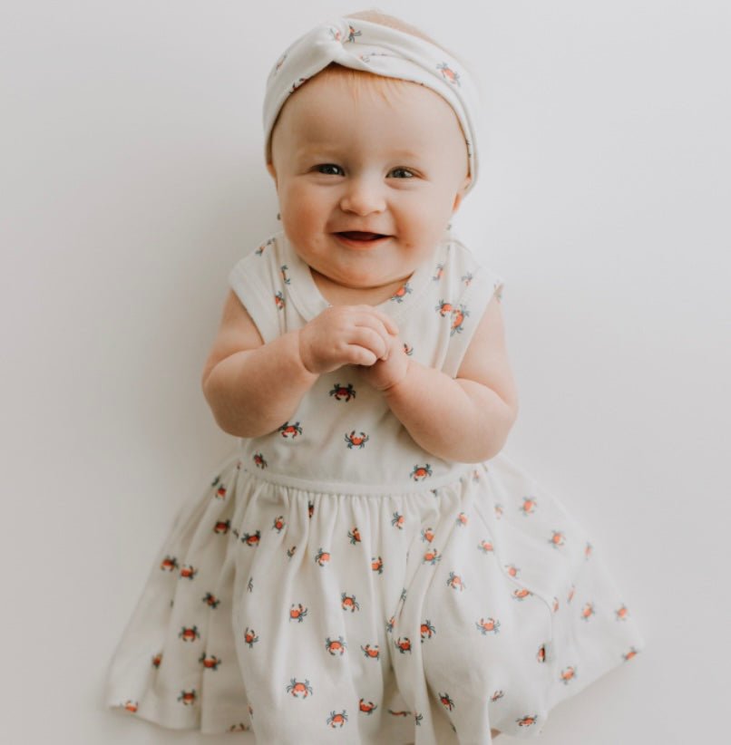 tank twirl dress | crab - HoneyBug