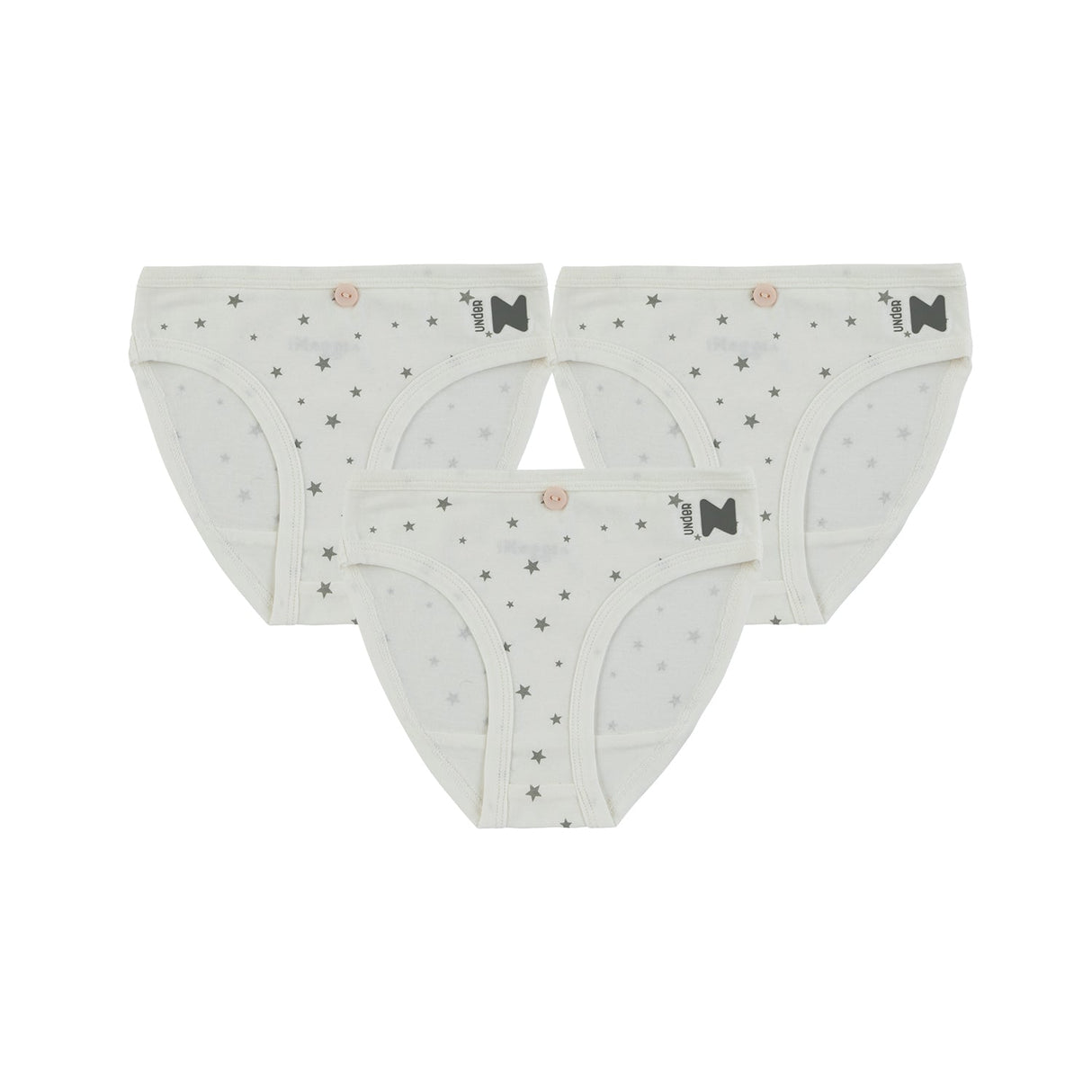 Button Collection, Girl (3 Panties) - HoneyBug