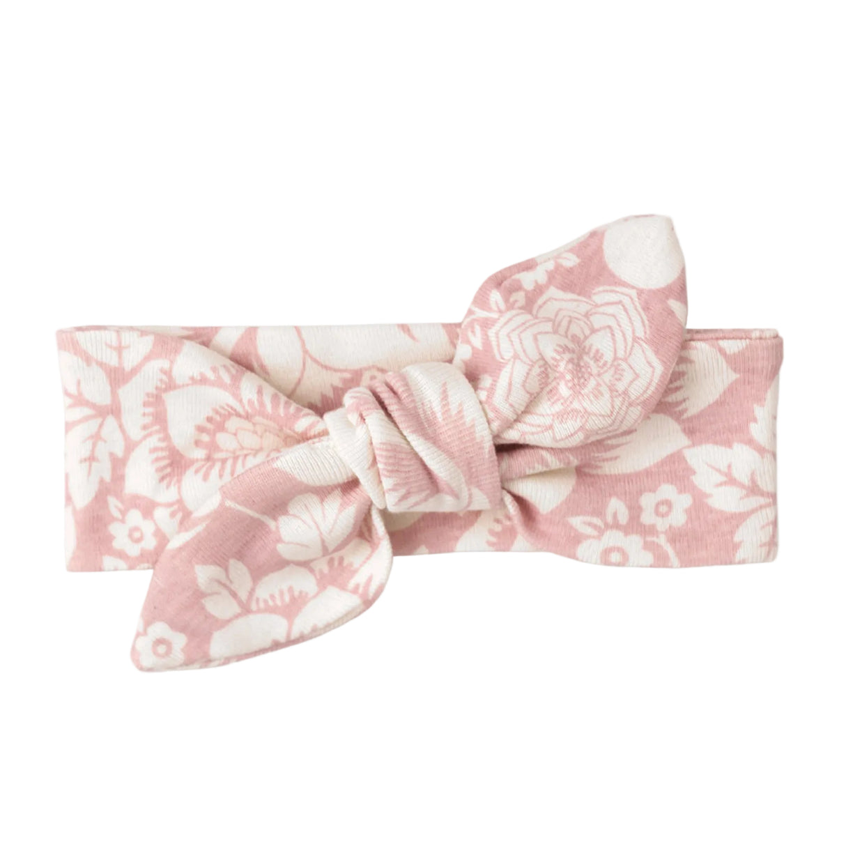 Baby Headband Bamboo Vintage Rose