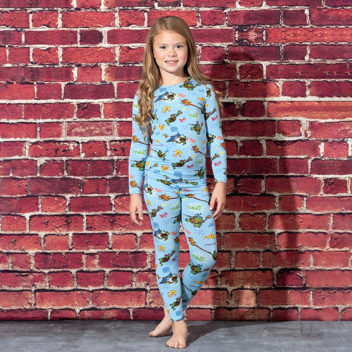 Teenage Mutant Ninja Turtles: Mutant Mayhem Movie Bamboo Kids Pajamas - HoneyBug