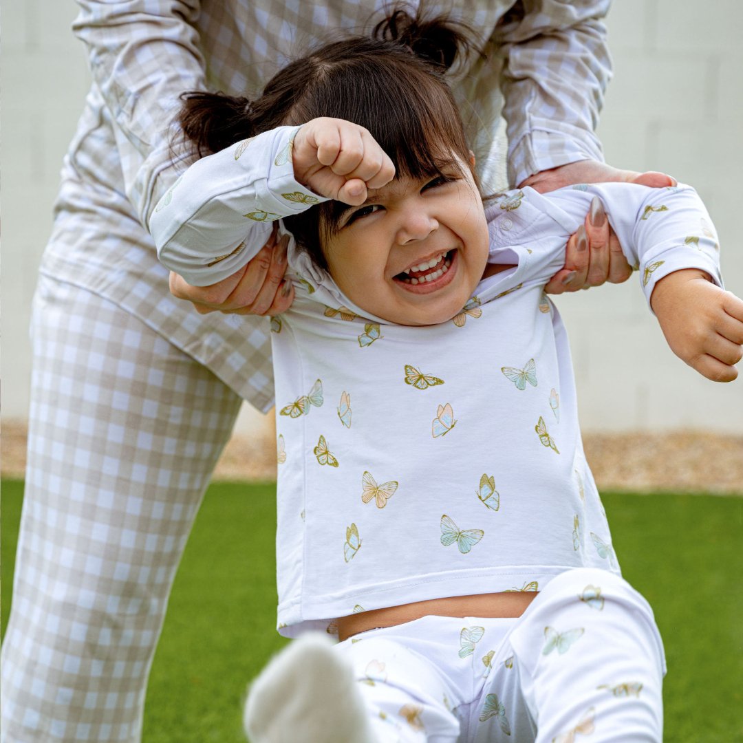 Toddler Pajama Set - Butterflies - HoneyBug