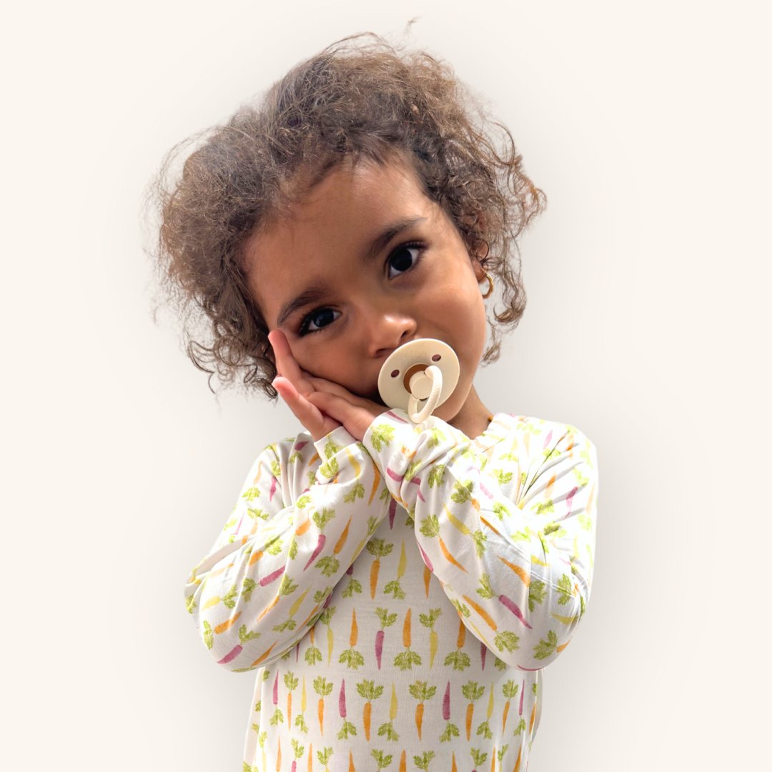 Toddler Pajama Set - Colorful Carrots - HoneyBug
