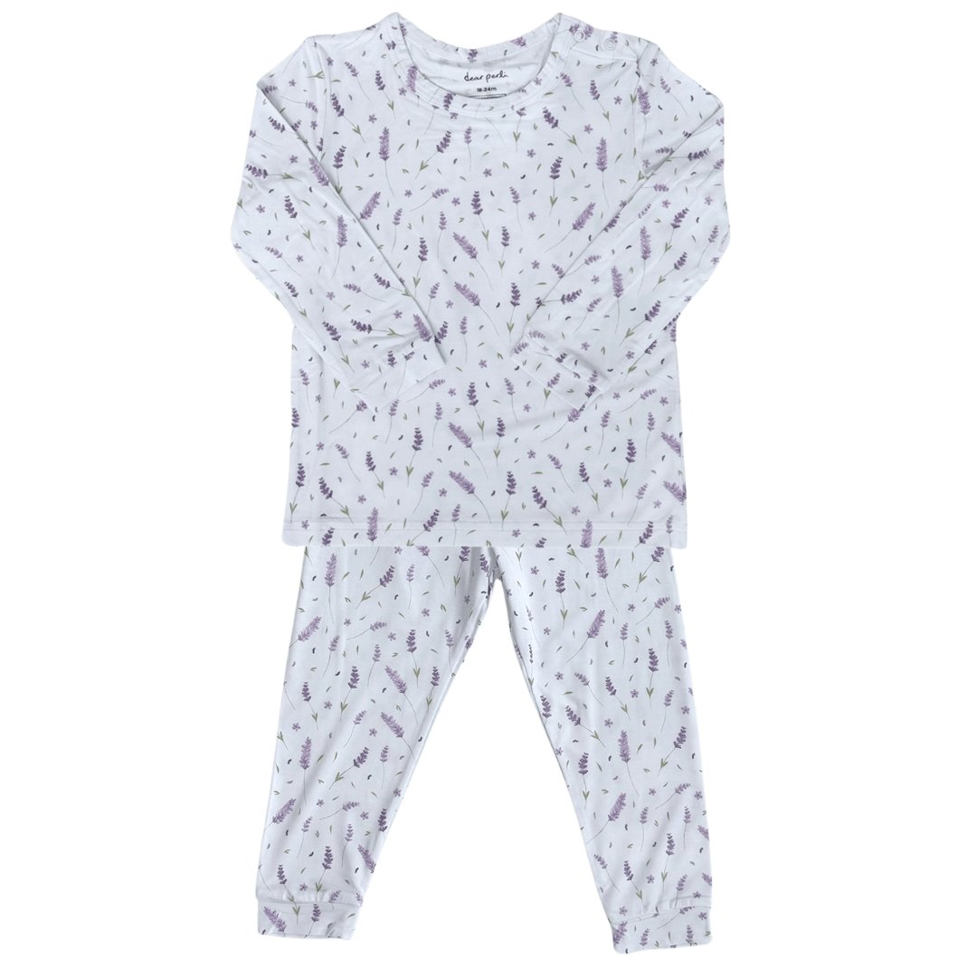 Toddler Pajama Set - French Lavender - HoneyBug