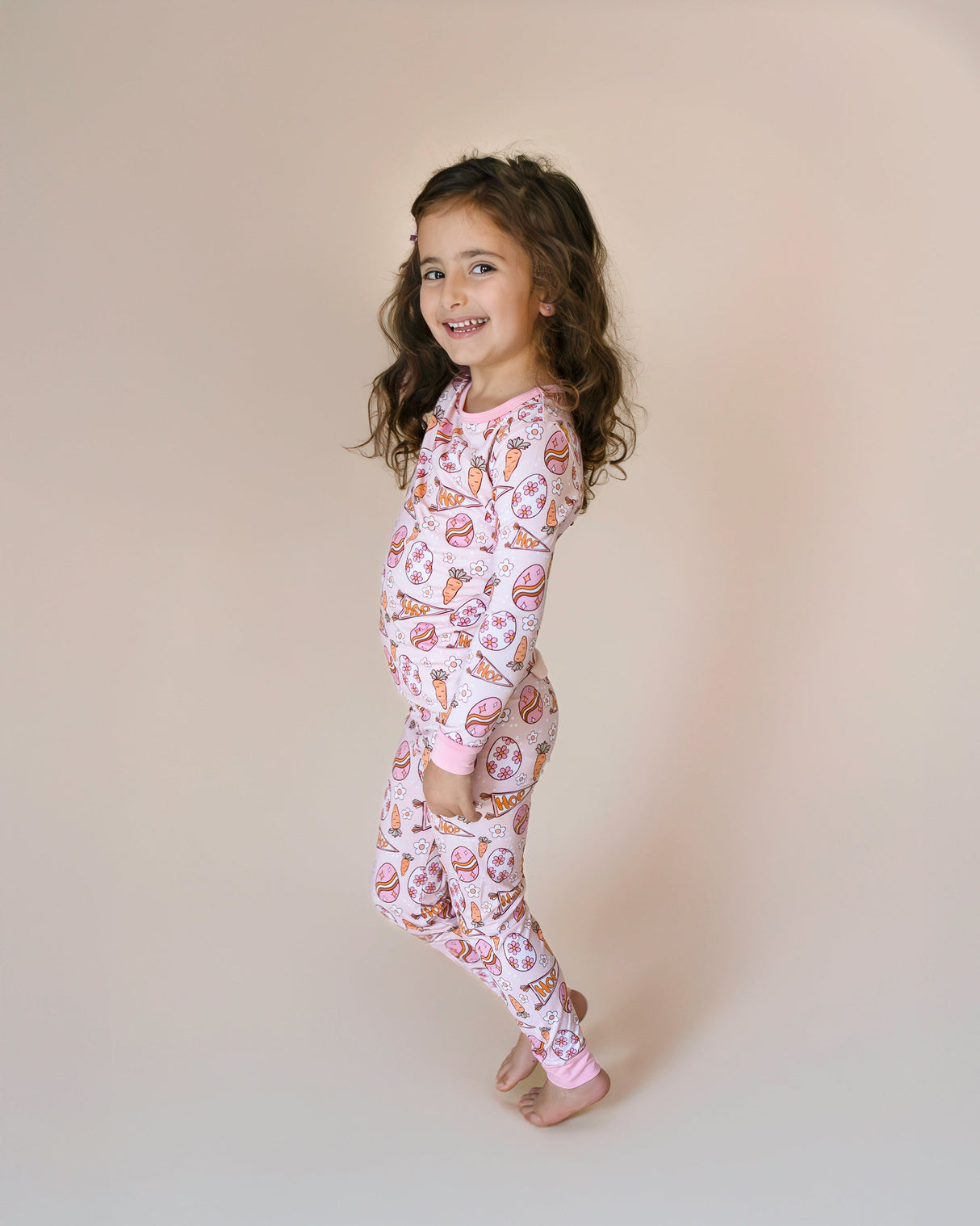 Bamboo Two Piece Set | Easter Hop - HoneyBug