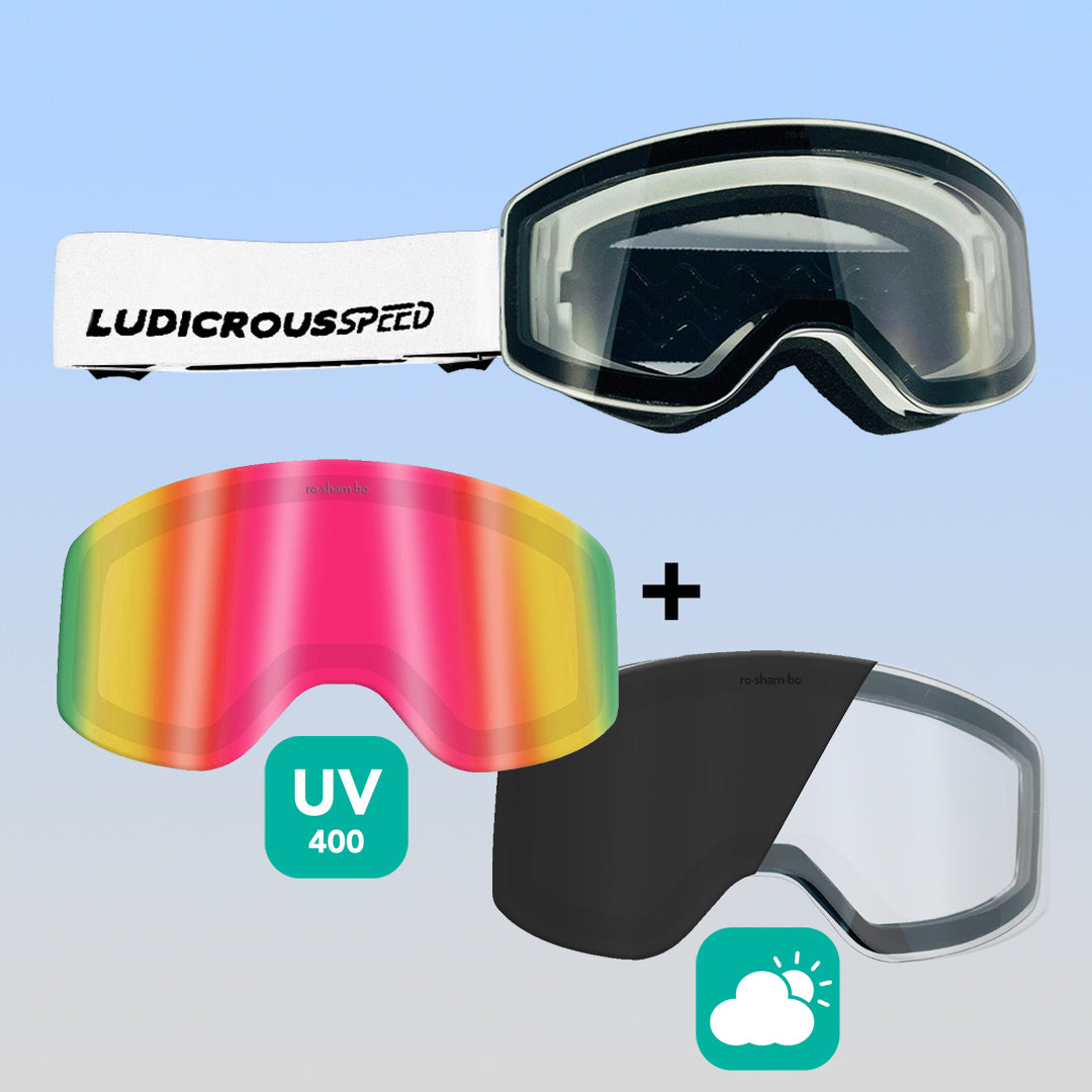 Ludicrous Speed Snow Goggles Set | Youth - HoneyBug