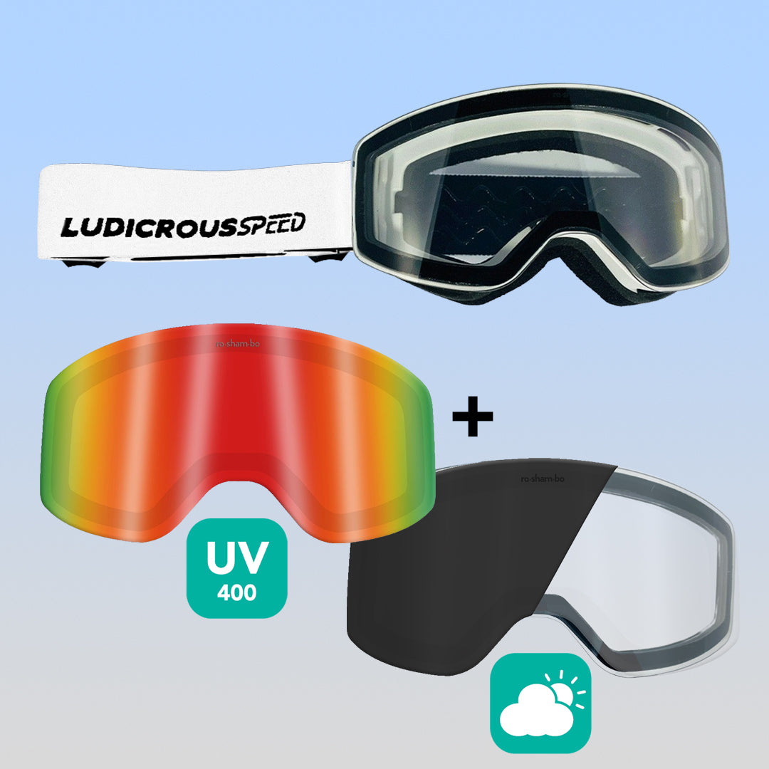 Ludicrous Speed Snow Goggles Set | Youth - HoneyBug