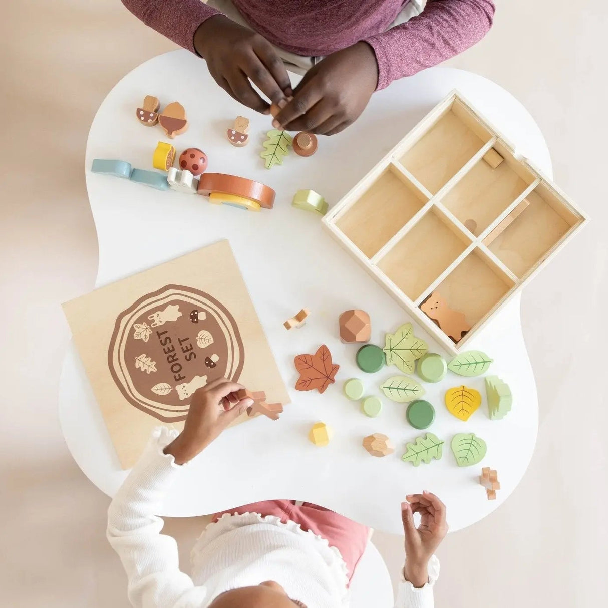 Wooden Forest Sensory Bin