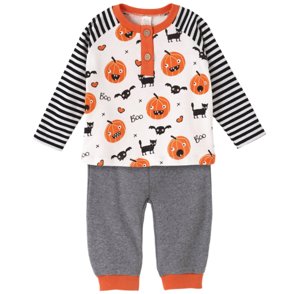 Playful Pumpkins Tee & Pants - HoneyBug