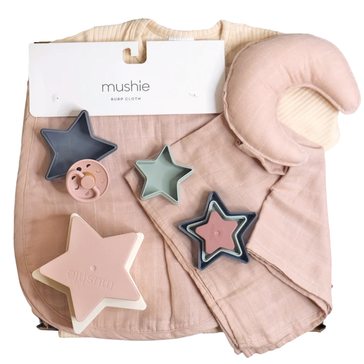Moon & Stars Gift Box - Blush - HoneyBug