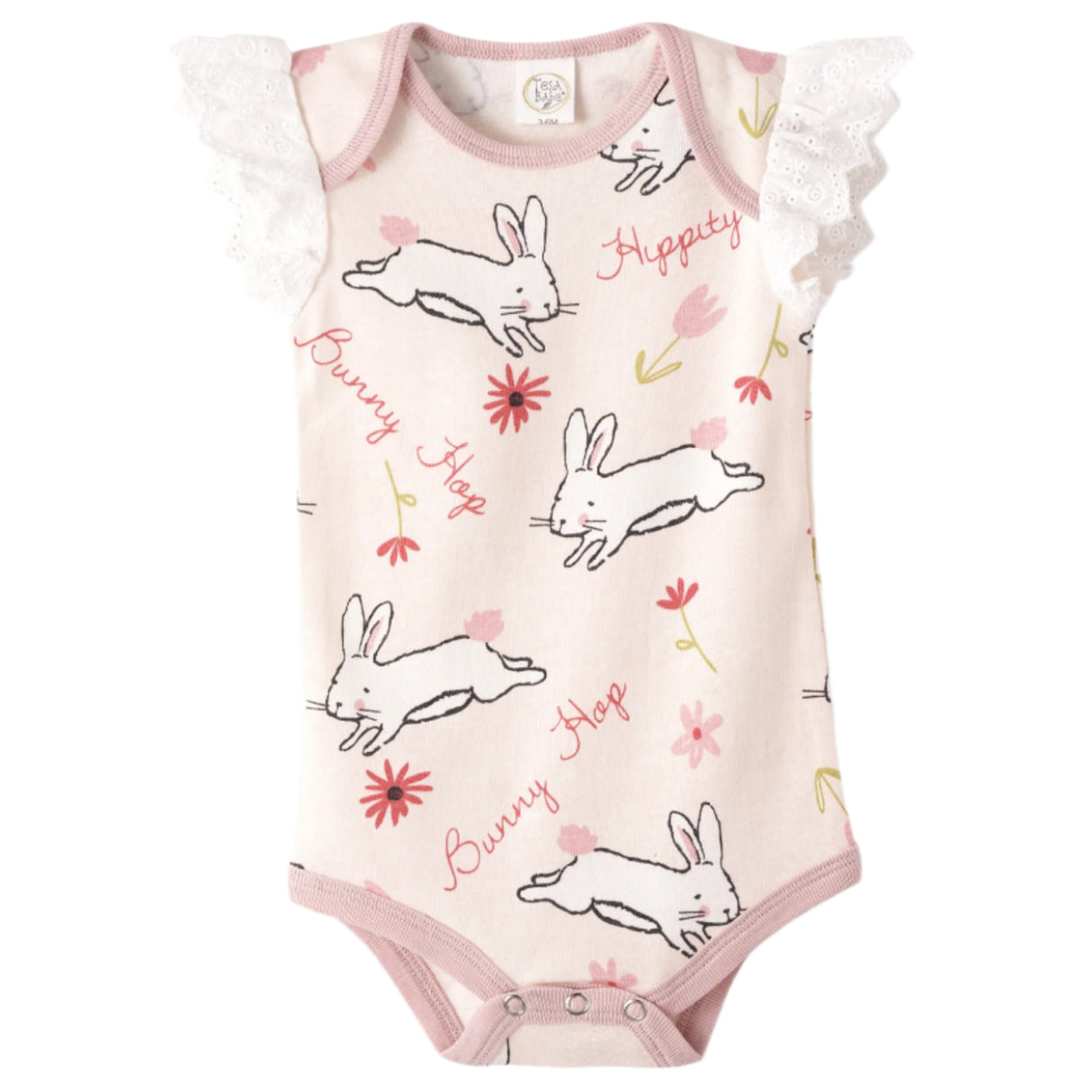 Easter Parade Bodysuit - Pink - HoneyBug