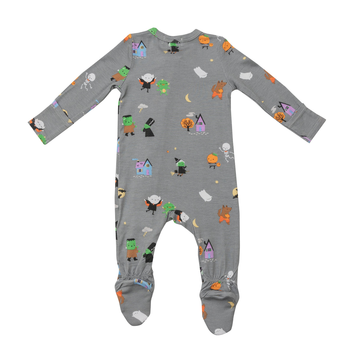 2 Way Zip Footie - Lil Monsters - HoneyBug