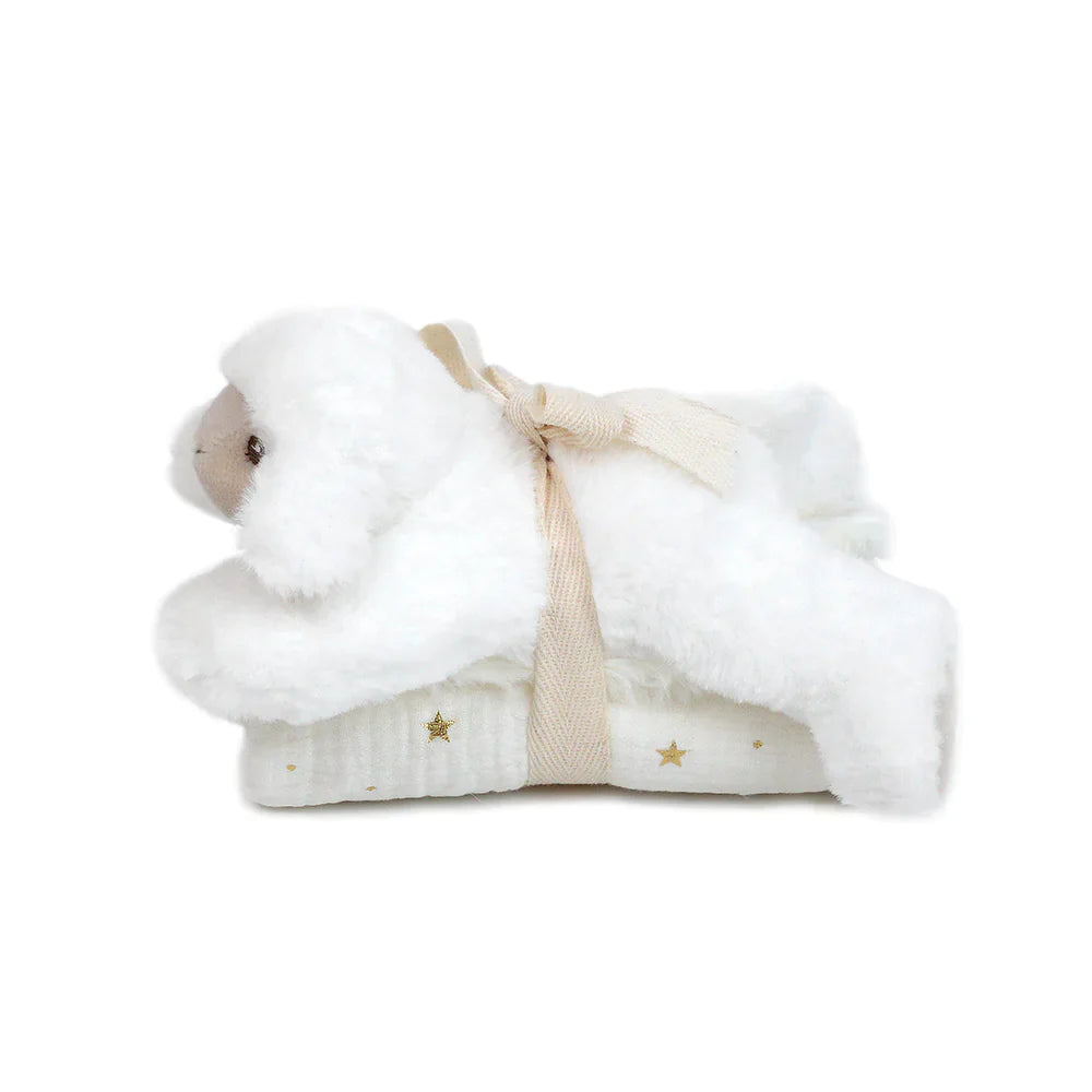 Loyal Lamb And Blankie Gift Set - HoneyBug