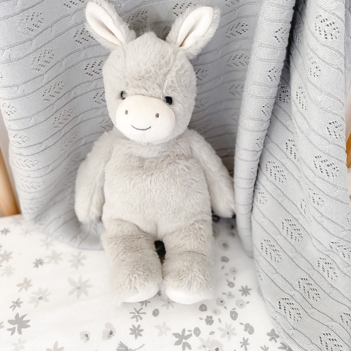 Moses Floppy Donkey Plush Toy - HoneyBug