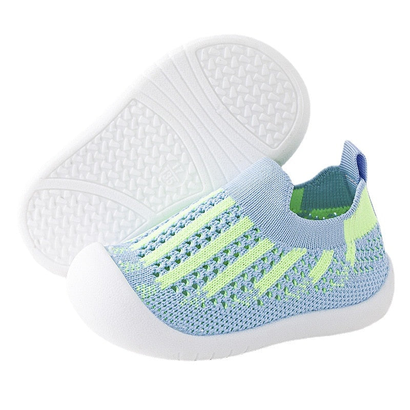Baby First Walkers - Blue/Green - HoneyBug