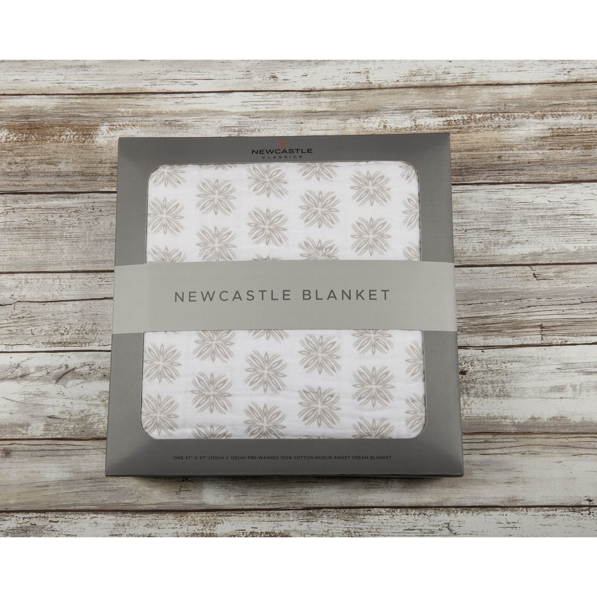 Flower Child Cotton Muslin Newcastle Blanket - HoneyBug