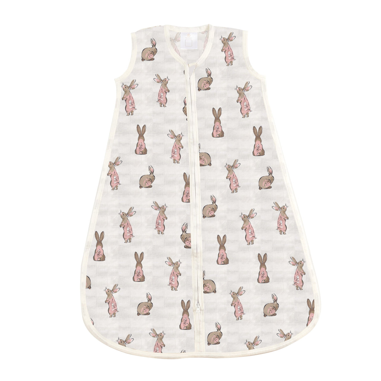 Powder Pink Bunnies Bamboo Sleep Sack - HoneyBug