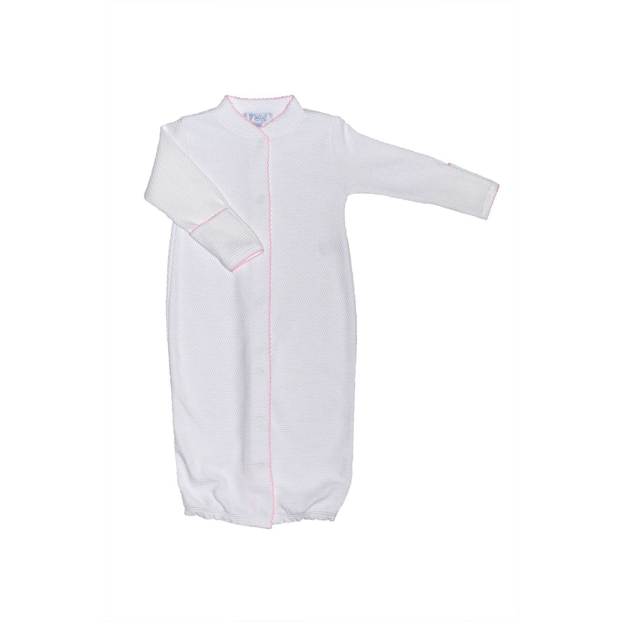 White Bubble Baby Converter Gown - HoneyBug