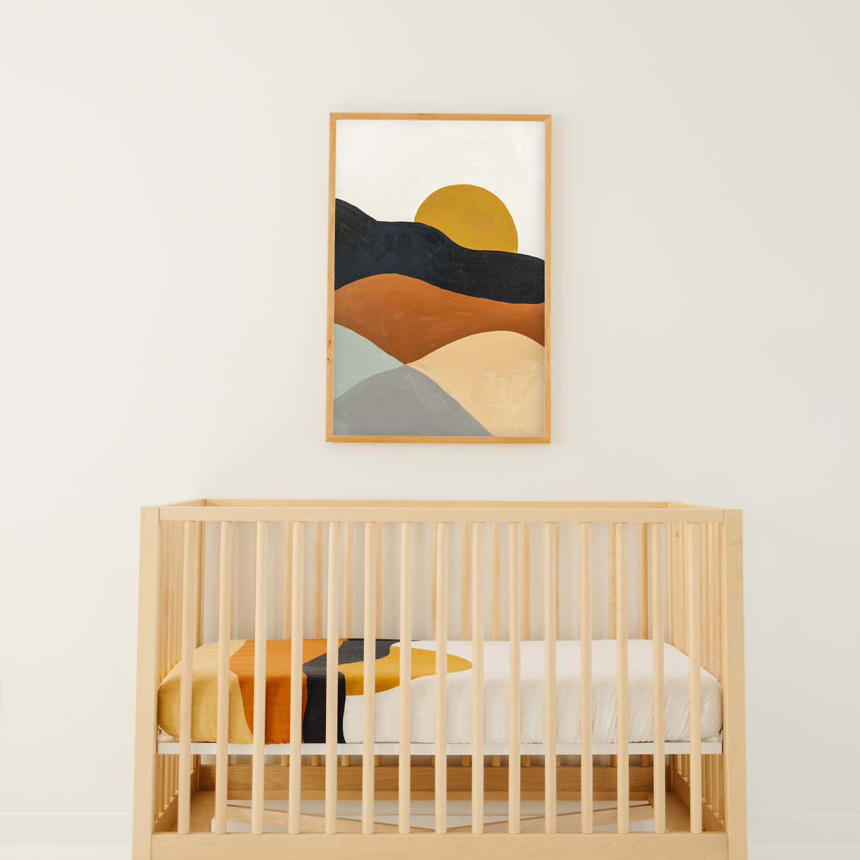 Sunset Crib Sheet - HoneyBug